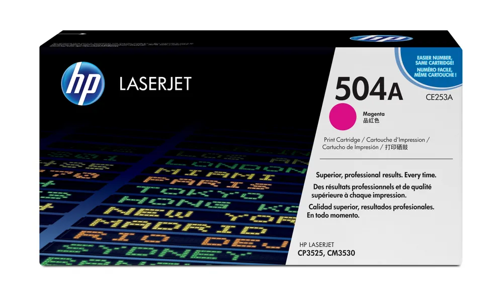 HP 504A Magenta Original LaserJet Toner Cartridge Tonerkartusche 1 Stück(e)