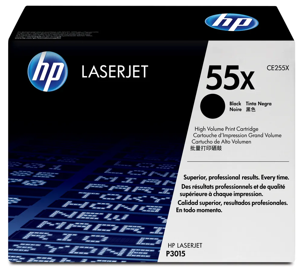HP 55X High Yield Black Original LaserJet Toner Cartridge Tonerkartusche 1 Stück(e)