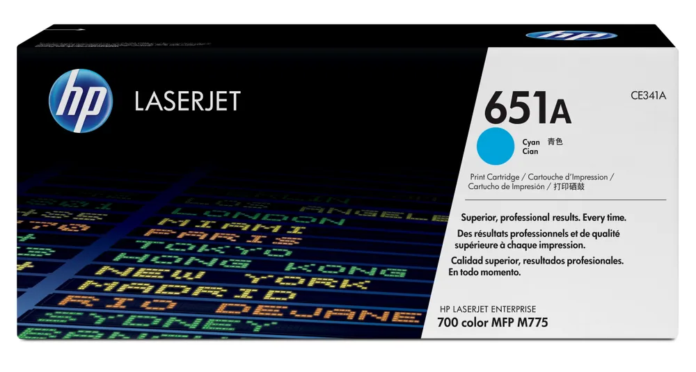HP 651A - Cyan - original - LaserJet - Tonerpatrone (CE341A), Cyan