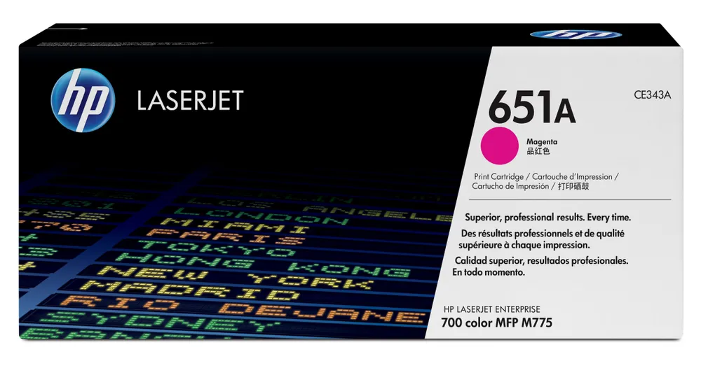 HP 651A - Magenta - original - LaserJet - Tonerpatrone (CE343A), Magenta