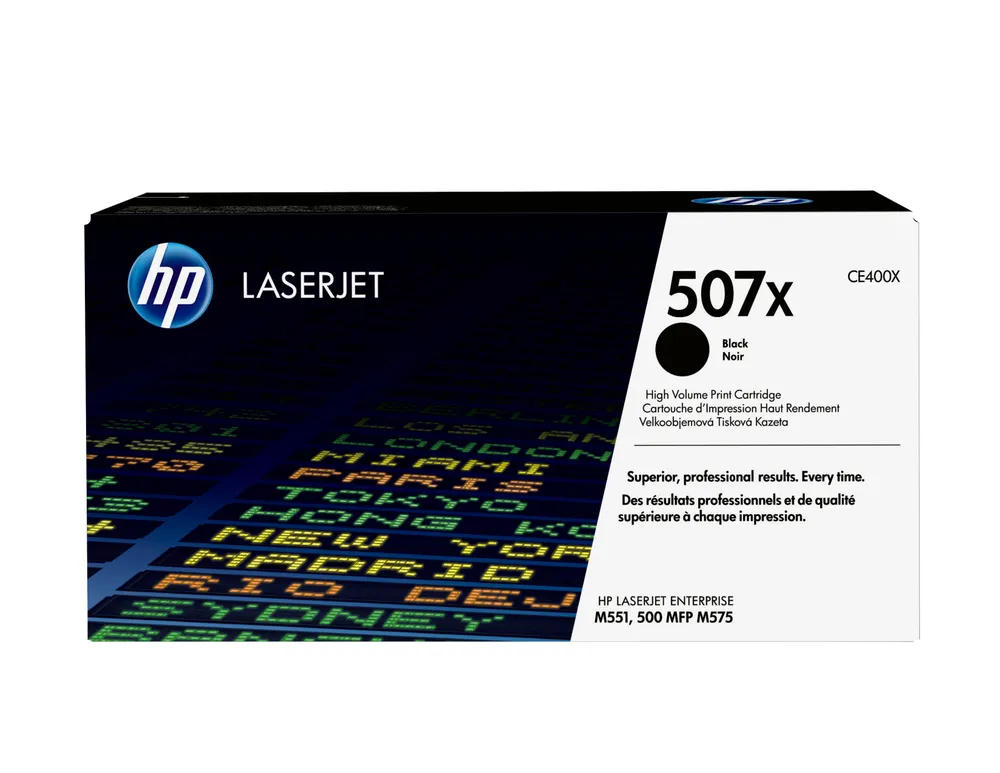 HP 507X High Yield Black Original LaserJet Toner Cartridge Tonerkartusche 1 Stück(e)