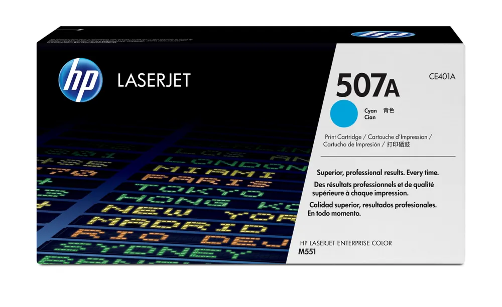 HP 507A Cyan Original LaserJet Toner Cartridge Tonerkartusche 1 Stück(e)