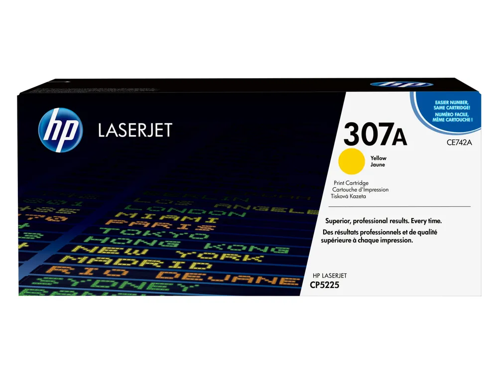 HP 307A Yellow Original LaserJet Toner Cartridge Tonerkartusche 1 Stück(e)
