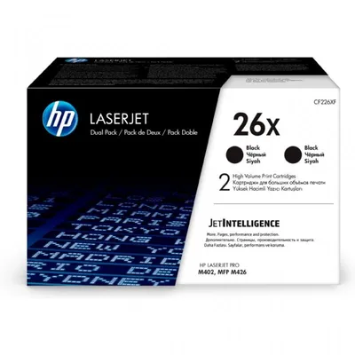 HP 26X 2-pack High Yield Black Original LaserJet Toner Cartridges Tonerkartusche 2 Stück(e)