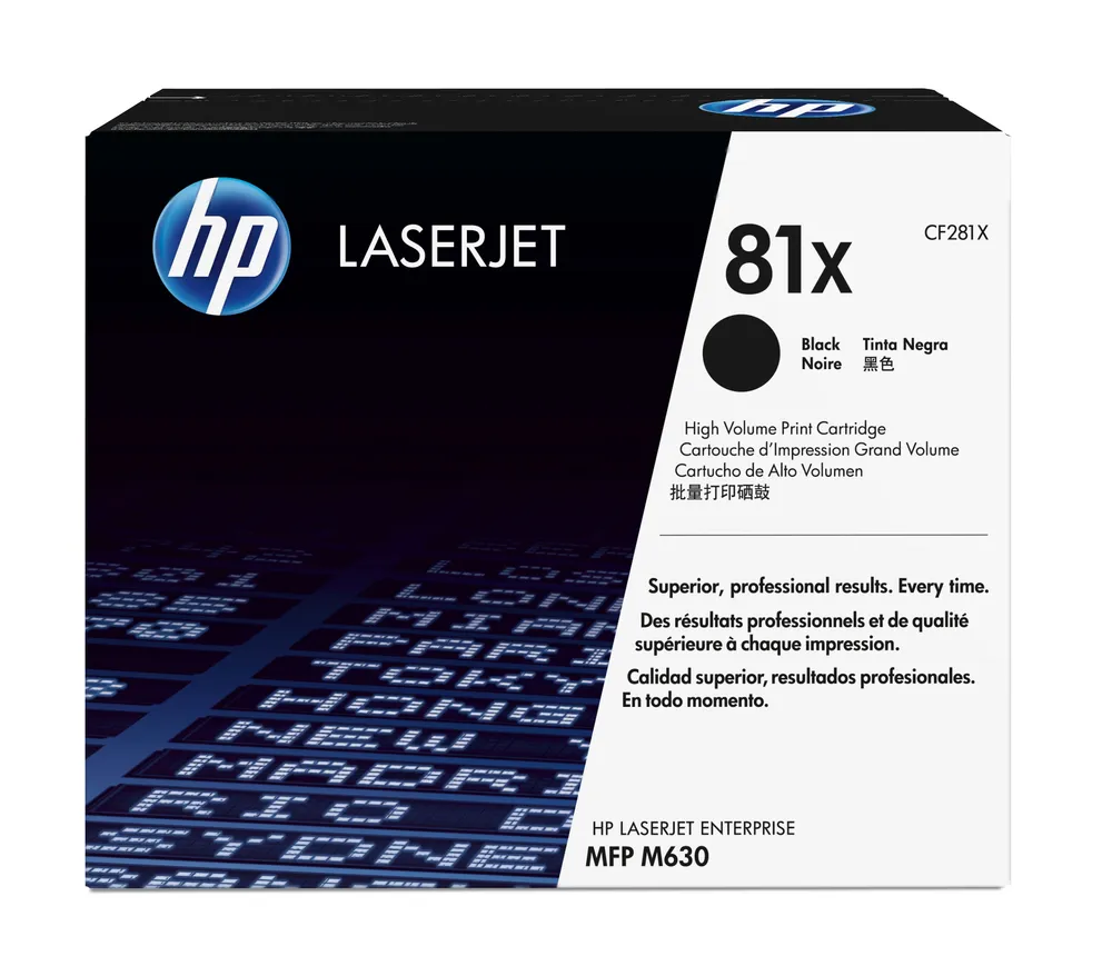 HP 81X High Yield Black Original LaserJet Toner Cartridge Tonerkartusche 1 Stück(e)