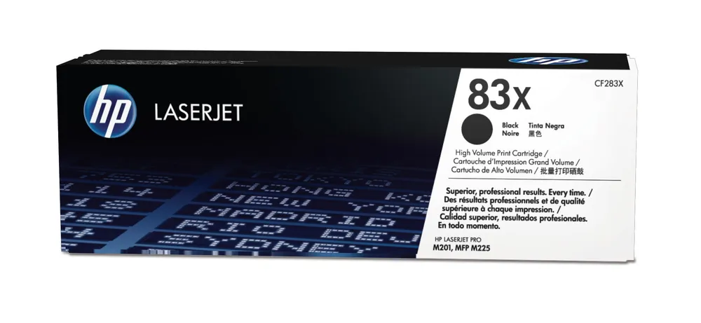 HP 83X High Yield Black Original LaserJet Toner Cartridge Tonerkartusche 1 Stück(e)