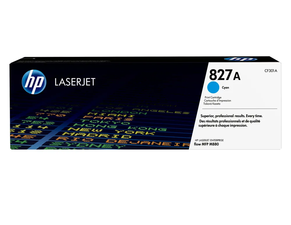 Original HP LaserJet 827A Toner Cyan