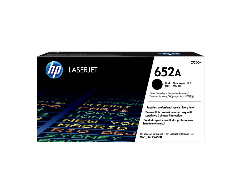 HP 652A Black Original LaserJet Toner Cartridge Tonerkartusche 1 Stück(e)