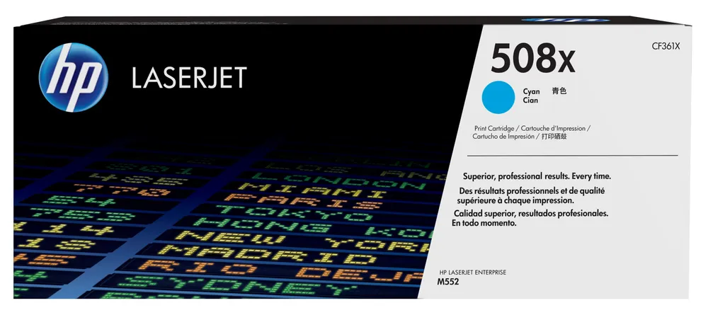 HP 508X High Yield Cyan Original LaserJet Toner Cartridge Tonerkartusche 1 Stück(e)