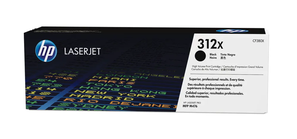 HP 312X High Yield Black LaserJet Toner Cartridge Tonerkartusche 1 Stück(e) Original