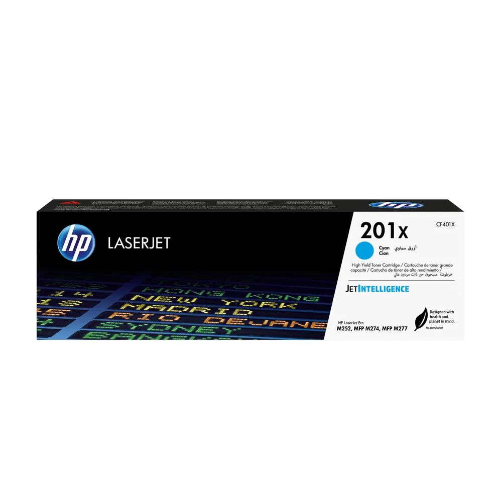 HP-Toner 201X Cyan (hohe Kapazität)
