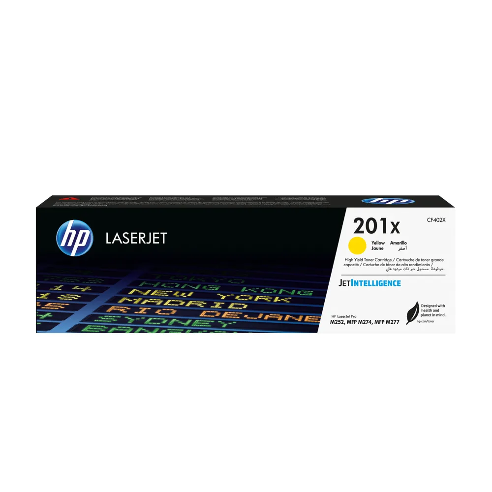 HP-Toner 201X Gelb (hohe Kapazität)