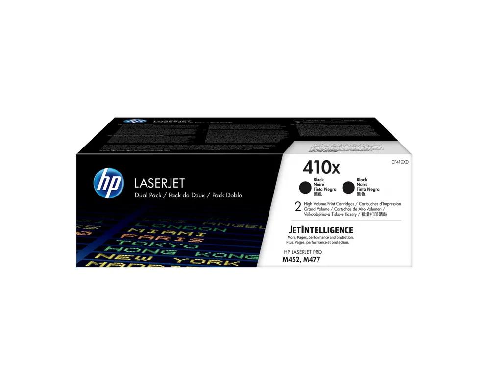 HP 410X 2-pack High Yield Black Original LaserJet Toner Cartridges Tonerkartusche 2 Stück(e)