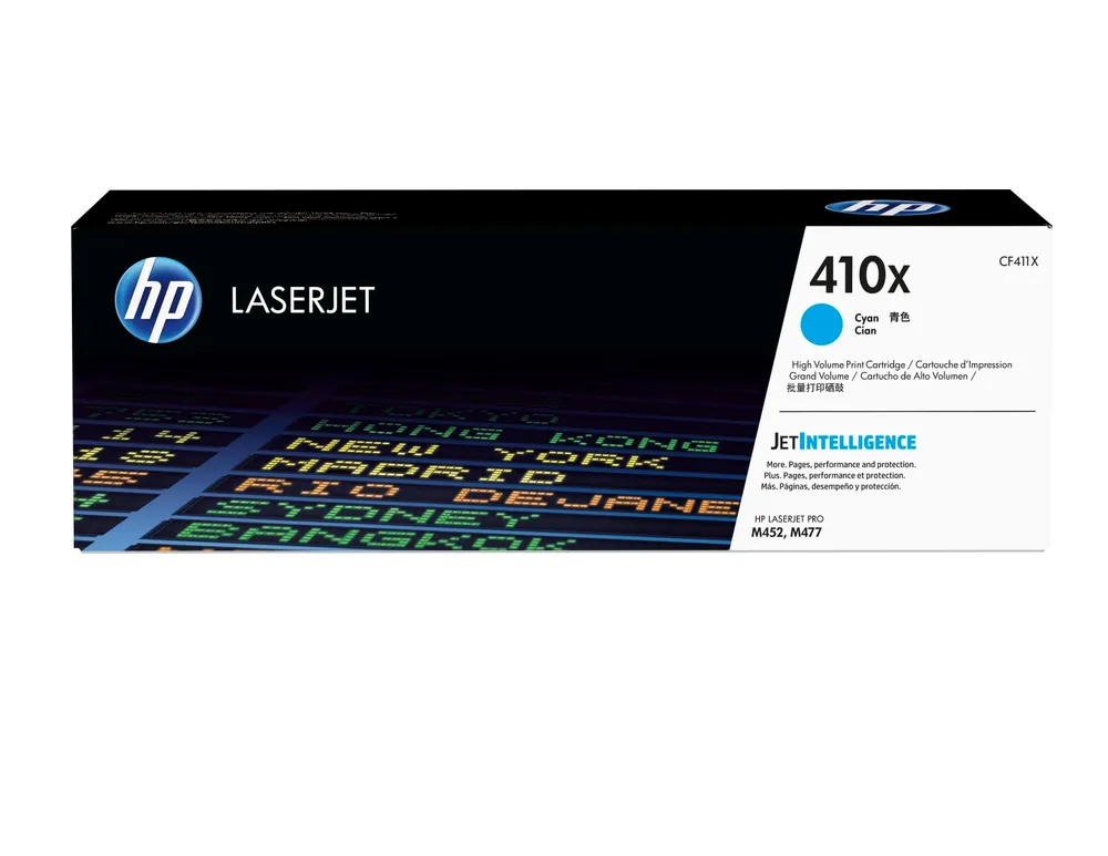 HP 410X High Yield Cyan Original LaserJet Toner Cartridge Tonerkartusche 1 Stück(e)