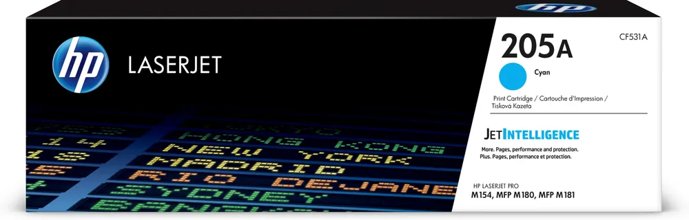 HP-Toner 205A Cyan