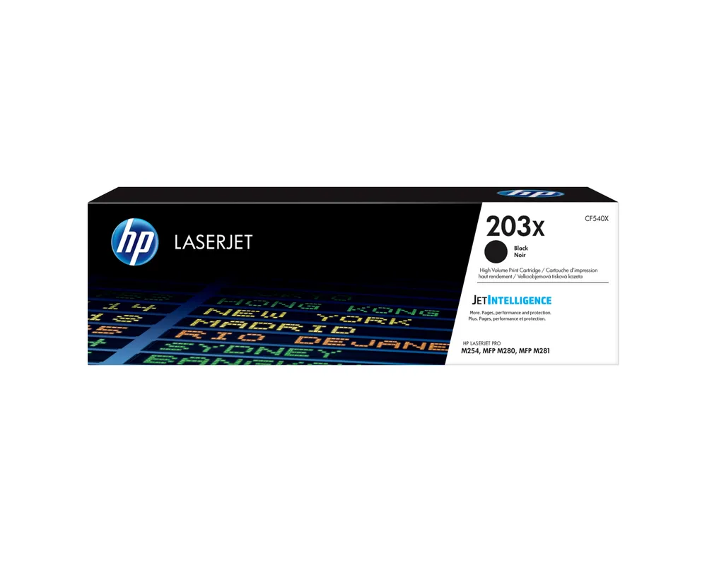 HP-203X-LaserJet-Toner Schwarz (hohe Kapazität)