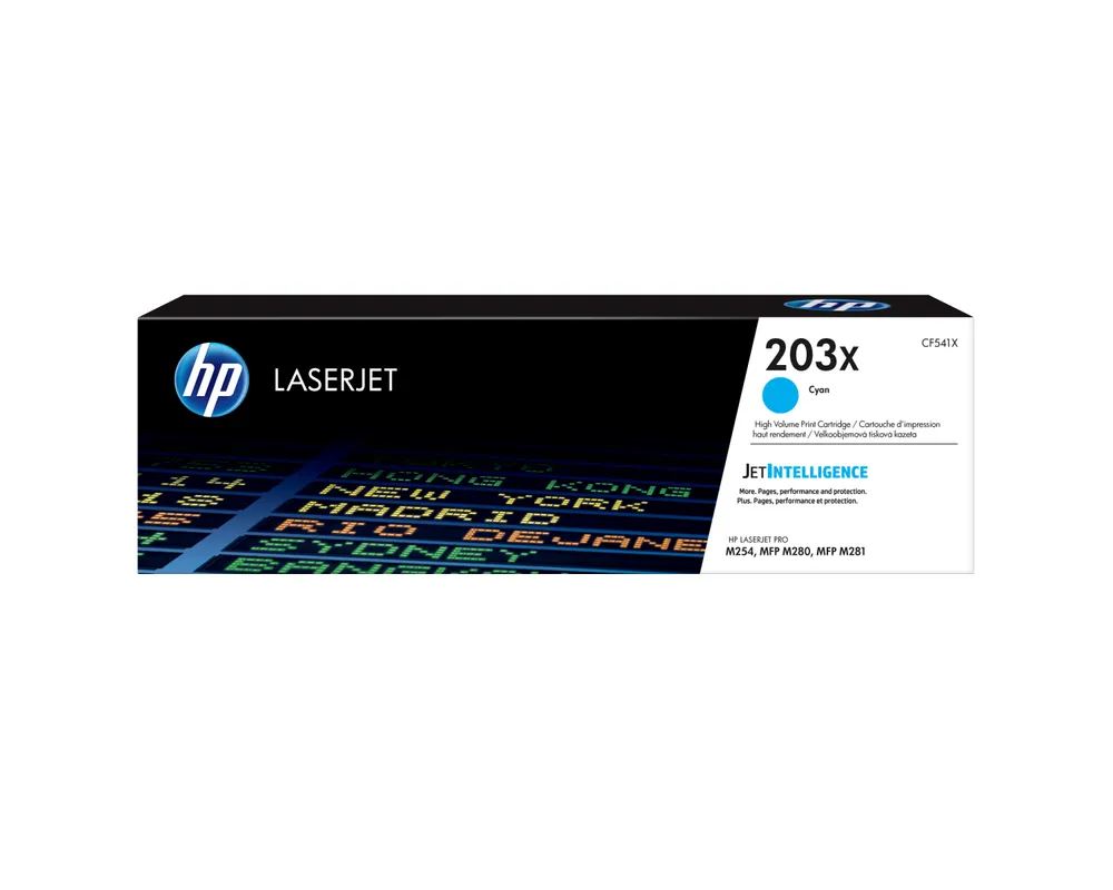 HP-203X-LaserJet-Toner Cyan (hohe Kapazität)