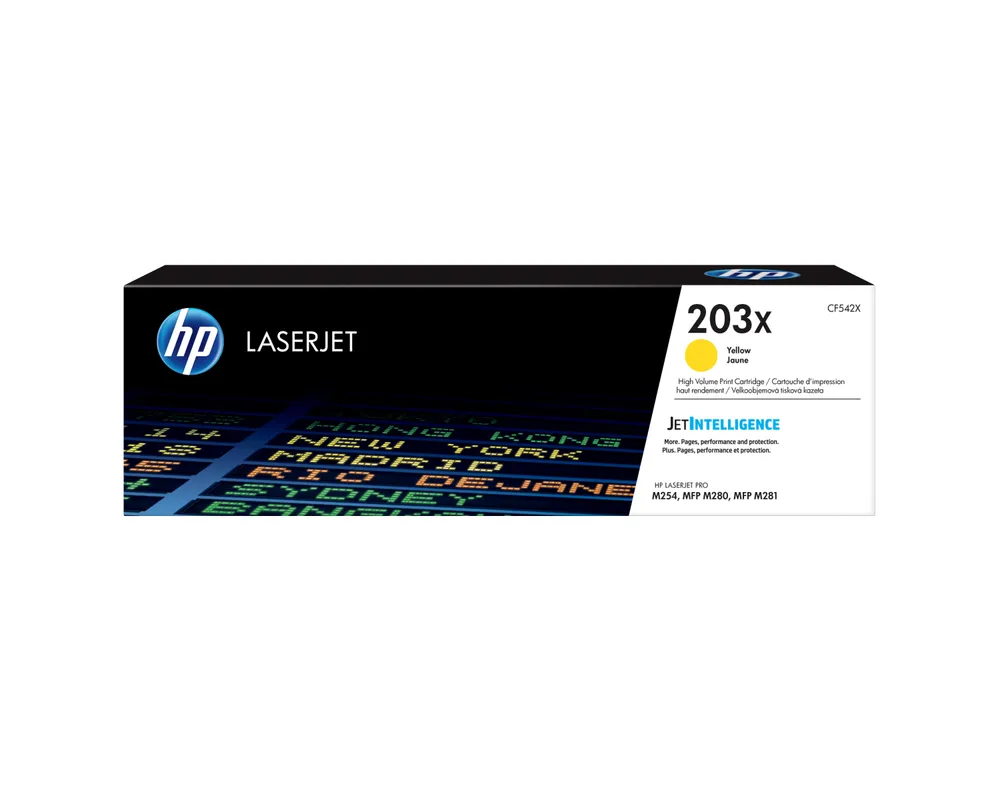 HP-203X-LaserJet-Toner Gelb (hohe Kapazität)