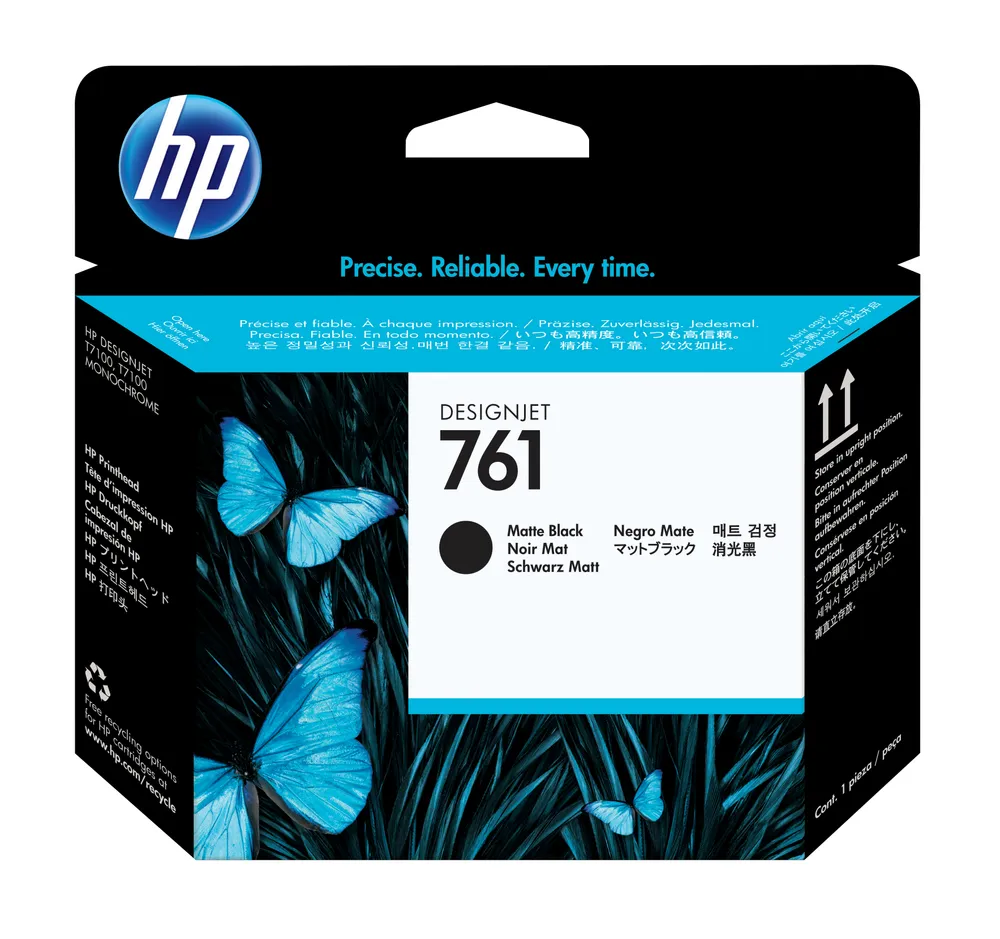 Druckkopf HP DesignJet 761 matt schwarz für HP T7100