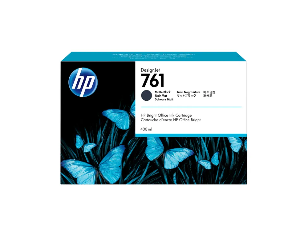 HP DesignJet 761 Matte Black Tintenpatrone 400 ml