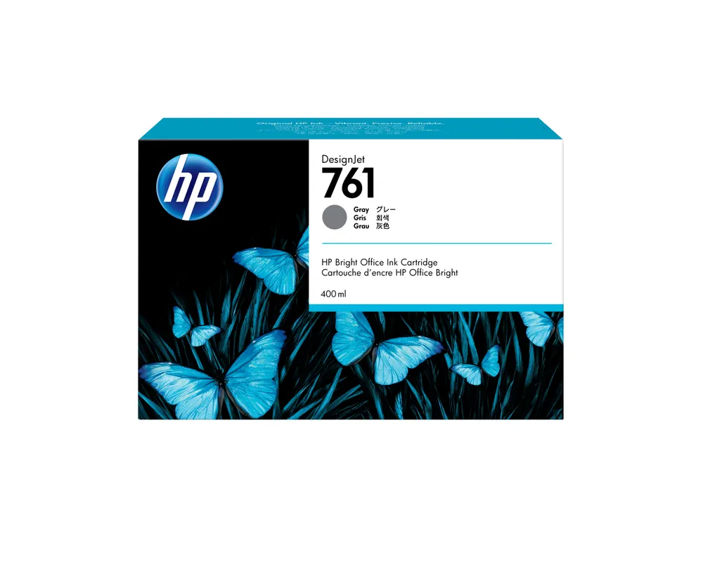 Tintenpatrone HP DesignJet 761 Grau 400 ml