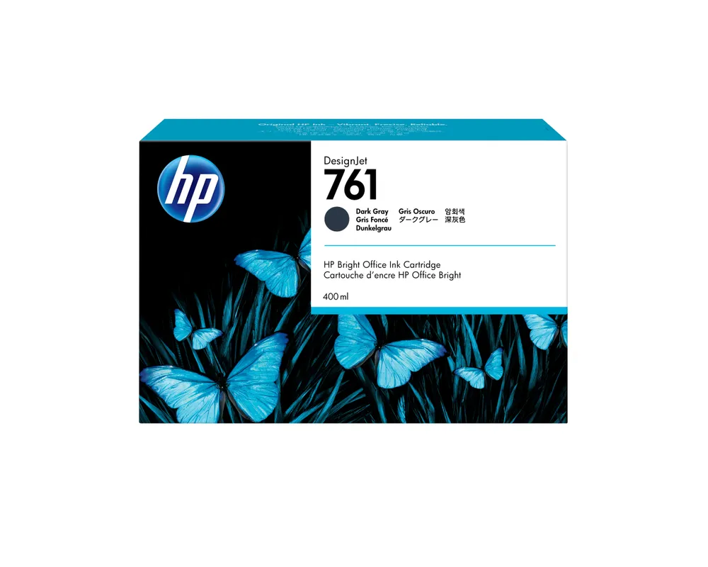 HP DesignJet 761 Tintenpatrone dunkelgrau 400 ml