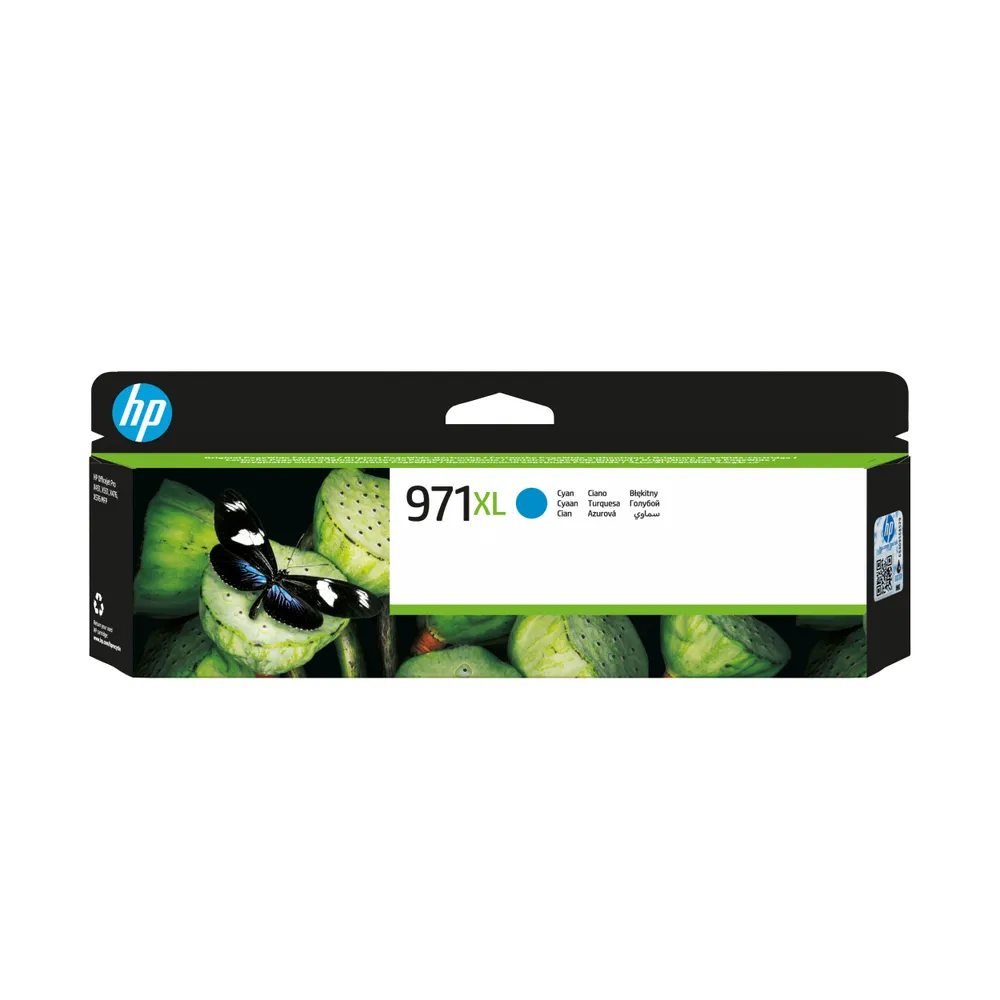 HP 971XL High Yield Cyan Original Ink Cartridge Druckerpatrone 1 Stück(e) Hohe (XL-) Ausbeute