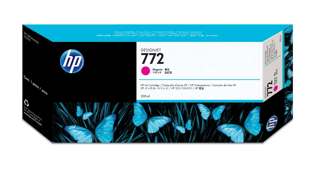 HP 772 300-ml Magenta DesignJet Ink Cartridge Druckerpatrone 1 Stück(e) Original