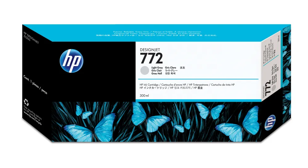 HP 772 300-ml Light Gray DesignJet Ink Cartridge Druckerpatrone 1 Stück(e) Original