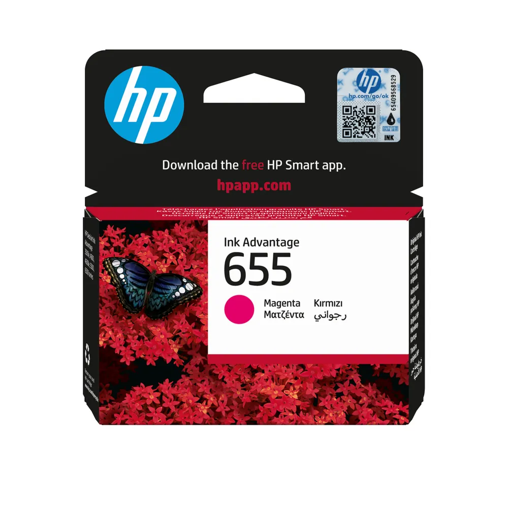 Original HP 655 Magenta Tintenpatrone für Deskjet Ink Advantage