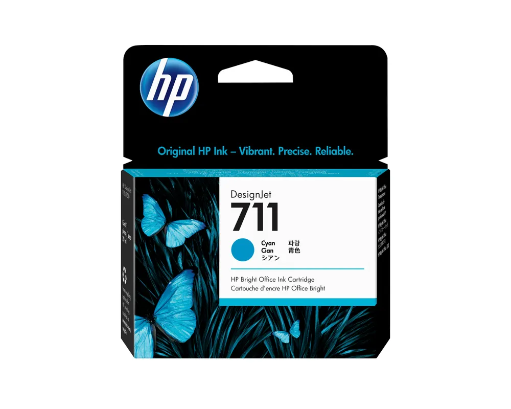 HP 711 29-ml Cyan DesignJet Ink Cartridge Druckerpatrone 1 Stück(e) Original