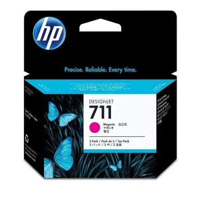 Tintenpatrone HP 711 Magenta Multipack 3x29 ml für DesignJet