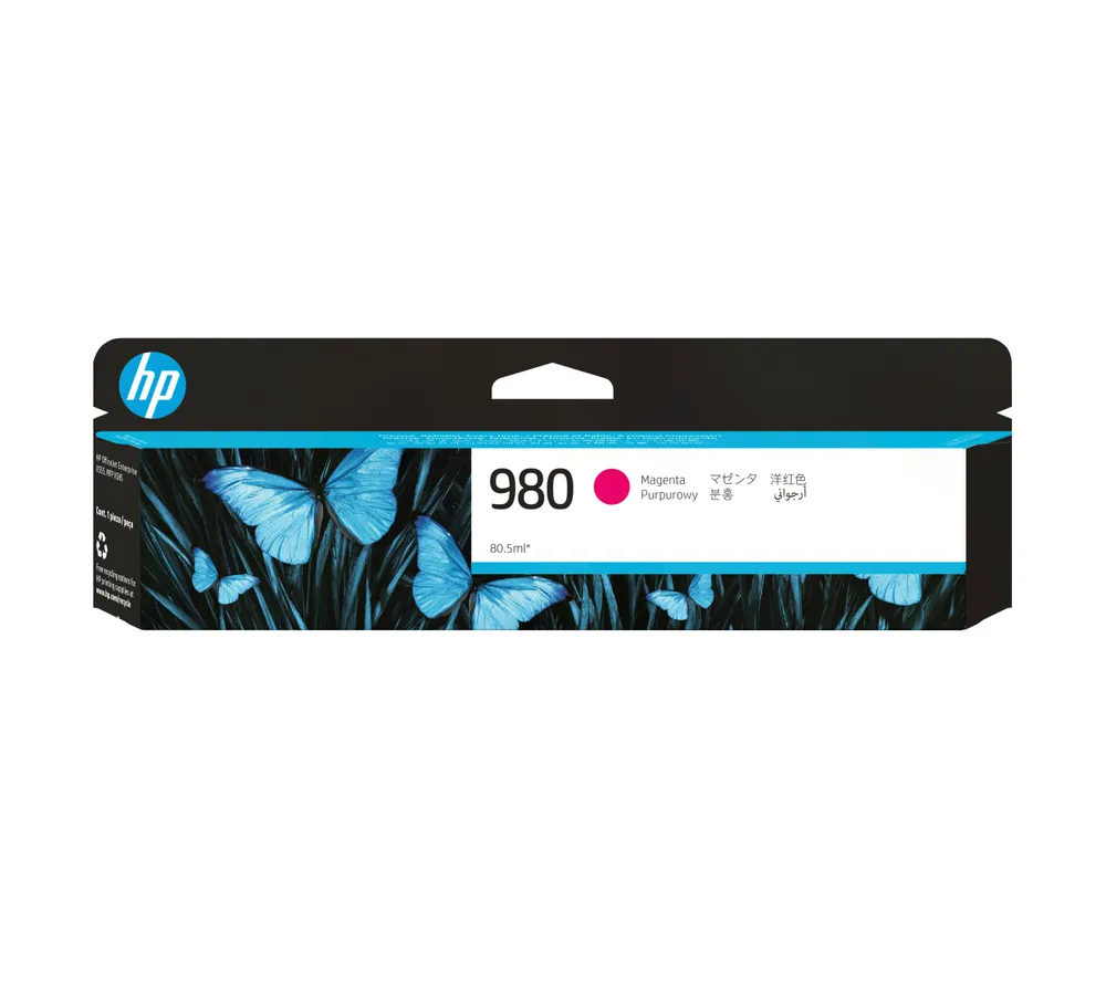 HP 980 Magenta Original Ink Cartridge Druckerpatrone 1 Stück(e) Standardertrag