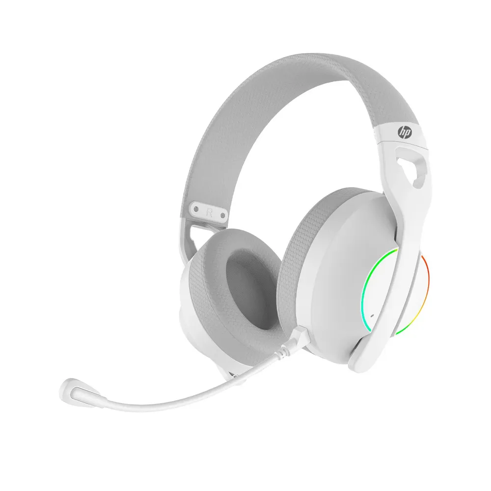 Kopfhörer HP DHE-8003U kabelgebunden USB Gaming Binaural mit Mikrofon Weiß