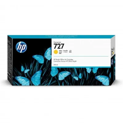 Original HP 727 Tintenpatrone Gelb 300 ml