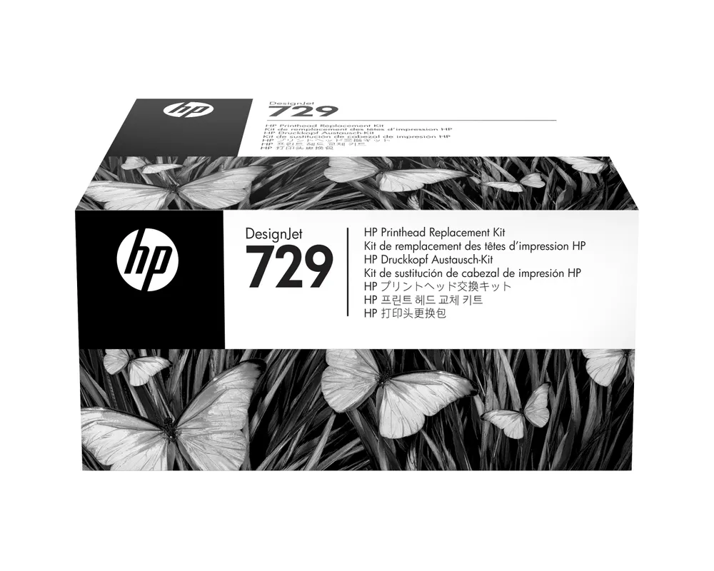 Druckkopf HP DesignJet 729 Austausch-Kit 4 Farben