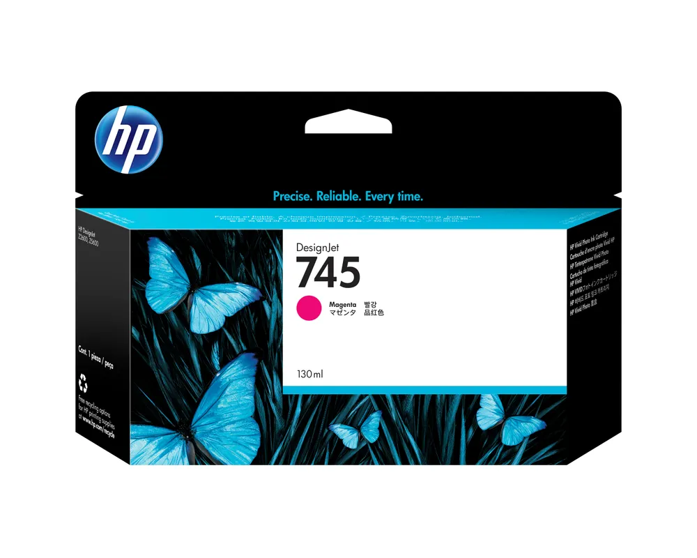 HP 745 130-ml DesignJet Magenta Ink Cartridge Druckerpatrone 1 Stück(e) Original Standardertrag