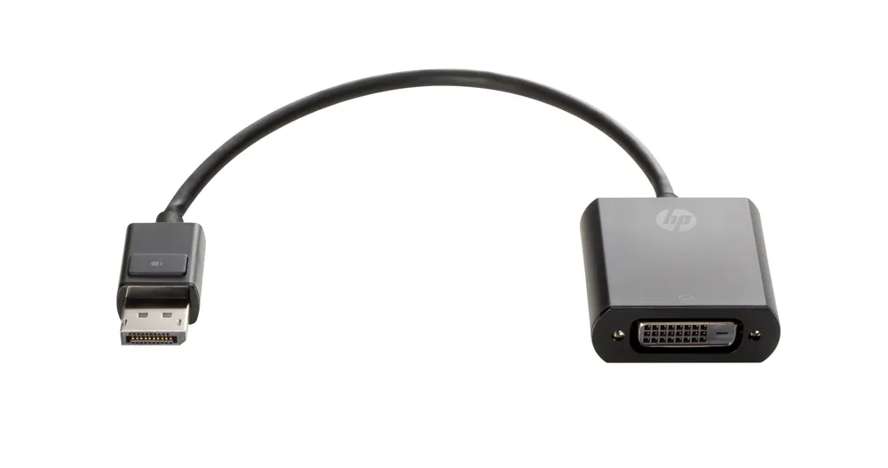 Adapter HP FH973AA DisplayPort auf DVI-D Single Link 0,19 m Schwarz