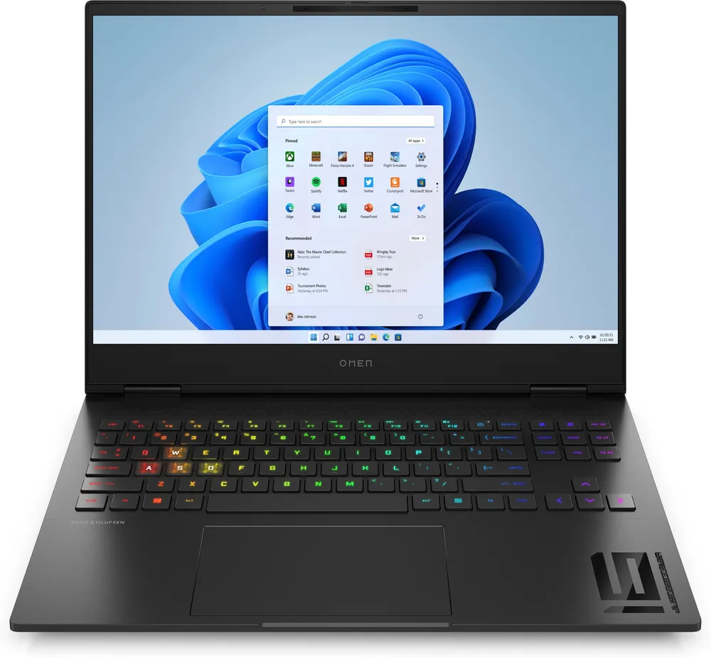 Gaming-Notebook OMEN 16-u0695ng, Schwarz, 16 Zoll, WQXGA, Intel Core i9-13900HX, 32 GB, 1 TB M.2 SSD, RTX 4070