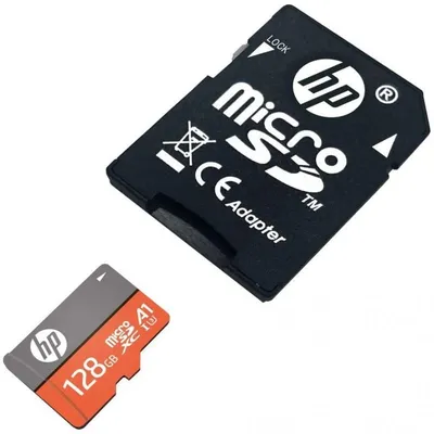 HP HFUD128-1V31A MicroSDXC 128 GB Klasse 10 UHS-I + Adapter