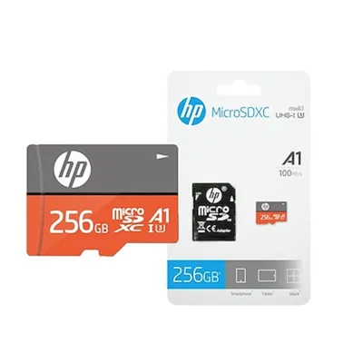 HP HFUD256-1V31A MicroSDXC 256 GB Klasse 10 UHS-I + Adapter