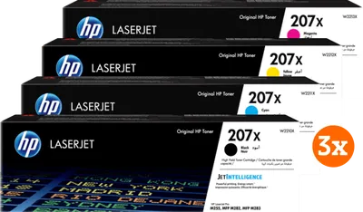 HP 207X Toner Multipack (3 Stück)