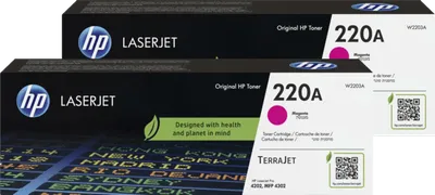 HP 220A LaserJet Toner Magenta (2 Stück)
