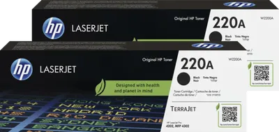 HP 220A LaserJet Toner Schwarz (2 Stück)