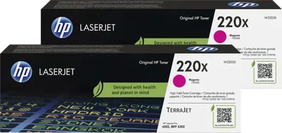 HP 220X LaserJet Toner Magenta (2 Stück)