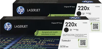 HP 220X LaserJet Toner Schwarz (2 Stück)