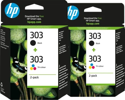 HP 303 4-Farben-Paket (2 Stück)