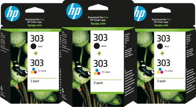 HP 303 4-Farben-Paket (3 Stück)