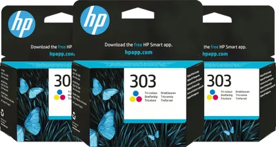 HP 303 Patrone Farbe (3 Stück)
