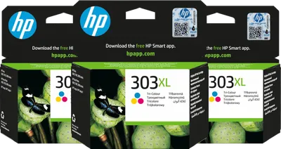 HP 303XL Patrone Farbe (3 Stück)